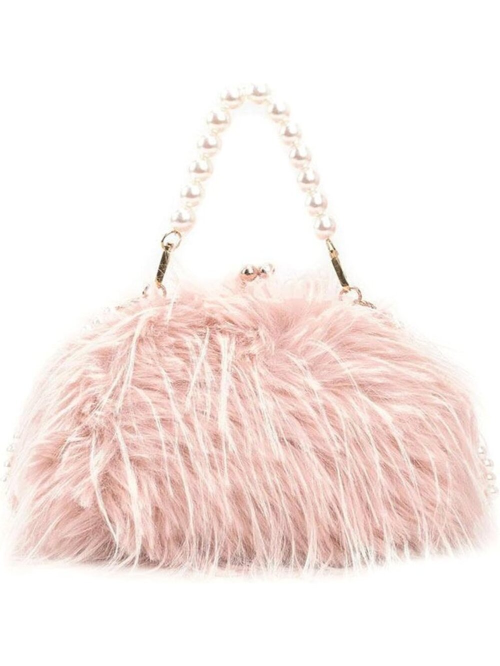 Chic Ostrich Feather Clutch Purse for Women | Stylish Evening Handbag